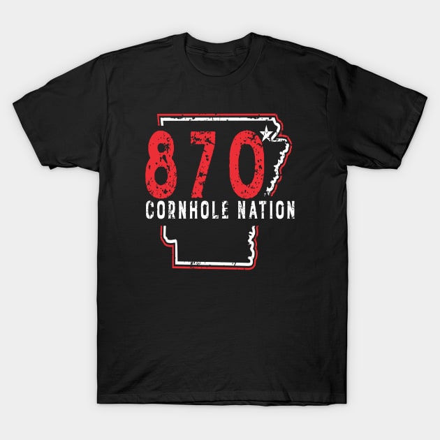 Logo Tee T-Shirt by 870 Cornhole Nation